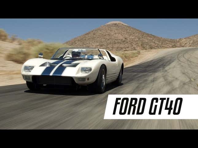 Here's A $7 Million 1965 Ford GT40 Prototype Flat Out At Willow Springs