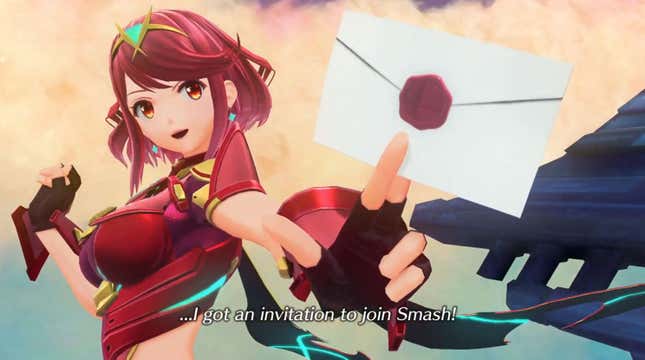 Image for article titled Xenoblade Chronicles 2&#39;s Pyra And Mythra Are In Smash