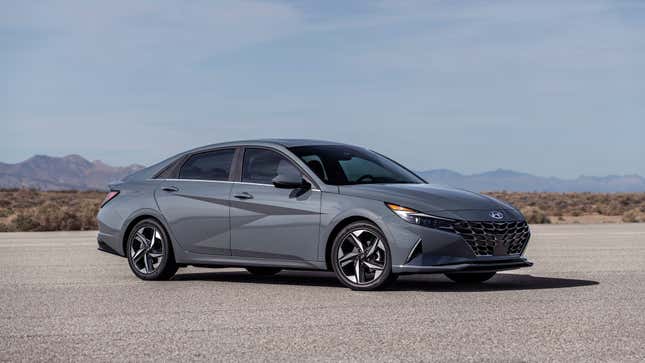 Image for article titled The 2021 Hyundai Elantra Hybrid Gets A Whopping 50 MPG