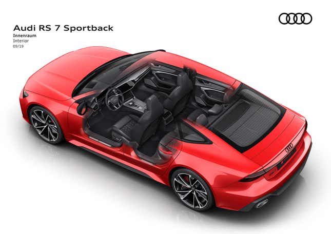 Image for article titled The 2020 Audi RS7 Sportback Has 591 HP, Finally Seats Five