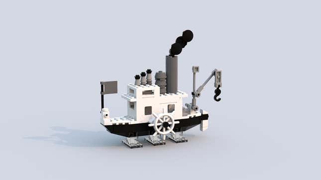 Lego's Steamboat Willie Tribute Is Black And White And Perfect<em></em>