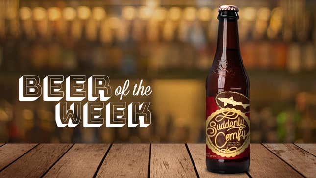 Image for article titled Beer Of The Week: Dogfish Head Suddenly Comfy is apple cobbler in a glass