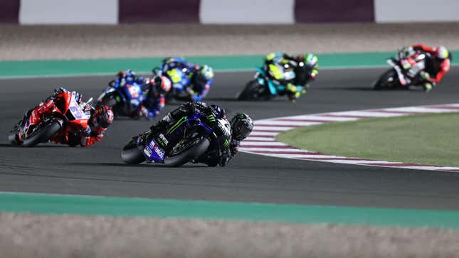 Image for article titled Maverick Viñales Wins MotoGP Opener In Stunning Fashion