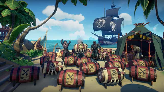 Image for article titled Sea Of Thieves Gets Monthly Updates And The First One Is Pretty...Explosive