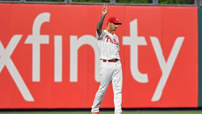 Phillies Pitcher Vince Velasquez Was The Best Left Fielder In Baseball For One Night