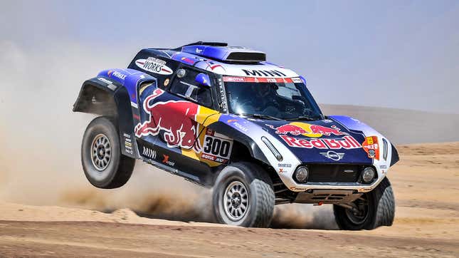 An X-Raid Mini in the 2019 Dakar Rally