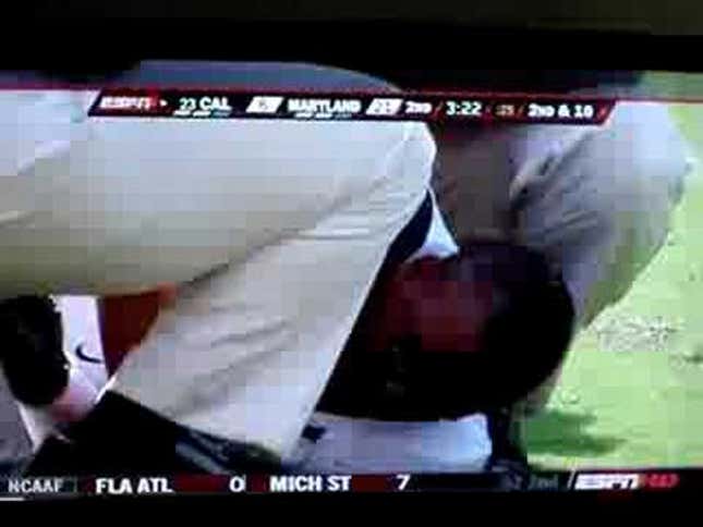 Cal's Jahvid Best Loses His Lunch