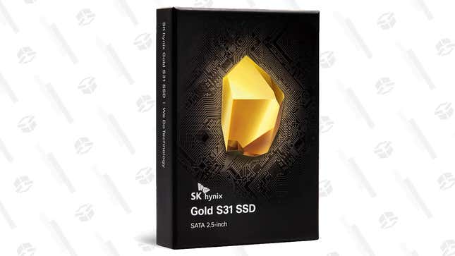 SK Hynix Gold 1TB SATA III SSD | $83 | Amazon Gold Box
SK Hynix Gold 500GB SATA III SSD | $49 | Amazon Gold Box