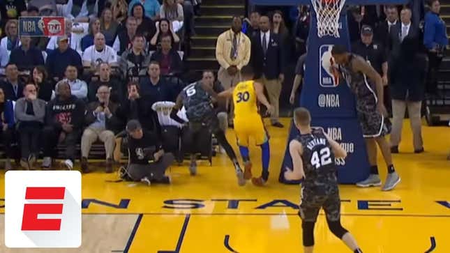 Steph Curry Sprained His Ankle Again, Again
