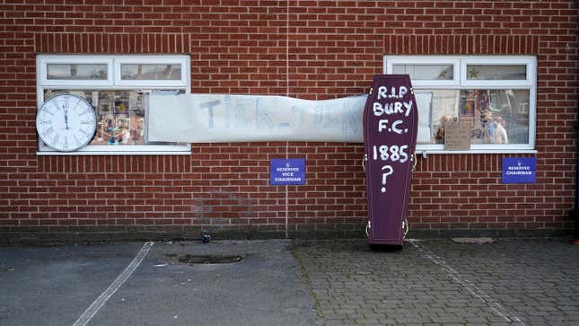 Image for article titled Bury Have Been Kicked Out Of The English Football League After 125 Years