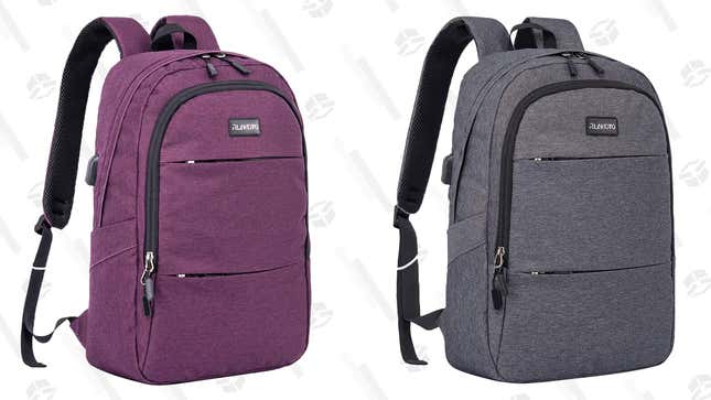 Slim Water Resistant College Travel Backpack | $19 | Amazon | Use code ZIYE93SJ