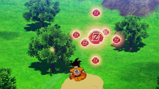 Image for article titled Dragon Ball Z: Kakarot Is Bad, But Collecting Orbs Is Good