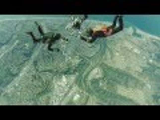 Here Are Some Dudes Fighting MMA While Skydiving