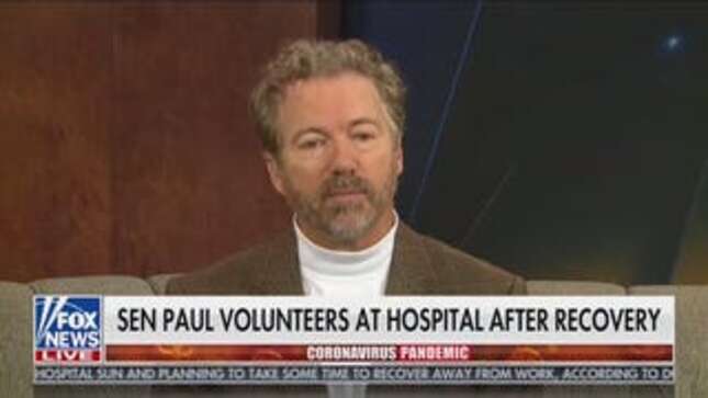 Just Like Your Boyfriend, Rand Paul Has a Coronabeard Now