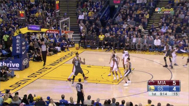 DeMarcus Cousins's Skull Deserved An Assist On This Warriors Bucket