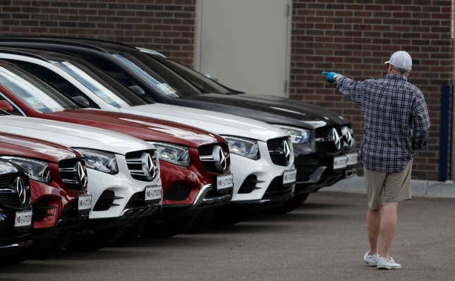 Image for article titled This Interactive Map Shows How Devastating Coronavirus Is On The American Car Market