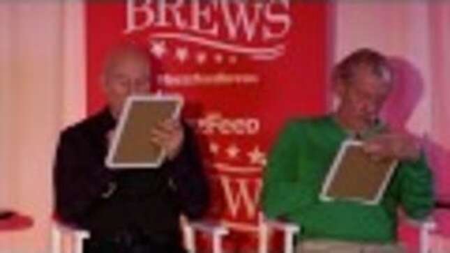 Watch Patrick Stewart and Ian McKellen Play <i>The Newlywed Game</i>