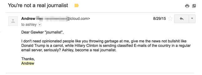Image for article titled My Year In Gawker Hate Mail