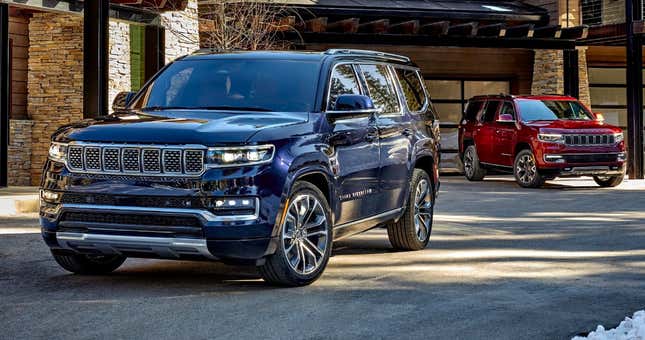 Image for article titled The 2022 Jeep Grand Wagoneer Costs Over $85,000 But Its Interior Looks Worth It