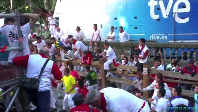 There Is Now Video Of Rex Ryan Escaping A Charging Bull