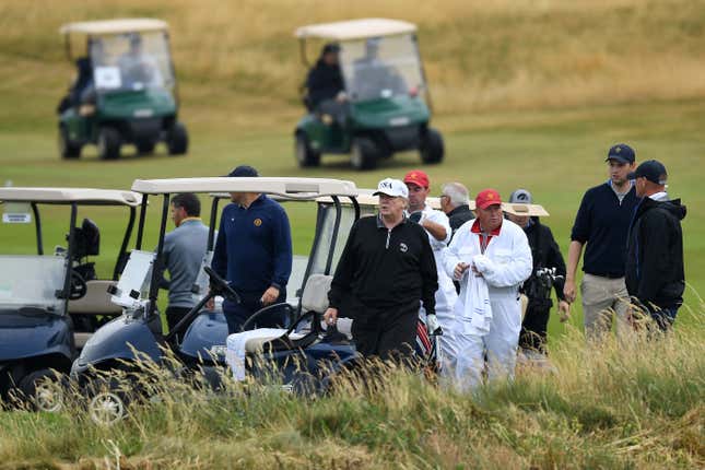 Image for article titled Here’s How Much Trump’s Golf Trips Have Cost Taxpayers