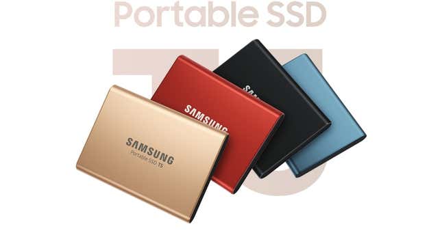 Samsung T5 2TB Portable SSD | $210 | Amazon