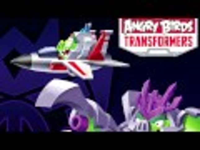 <em>Angry Birds Transformers</em> Toys Do Transform, Basically