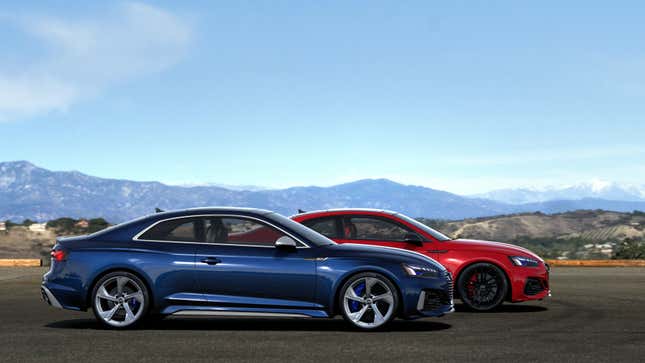 Image for article titled The 2021 Audi RS5 Coupe And Sportback Launch Editions Feature Awesome New Paintwork And Blue Brakes