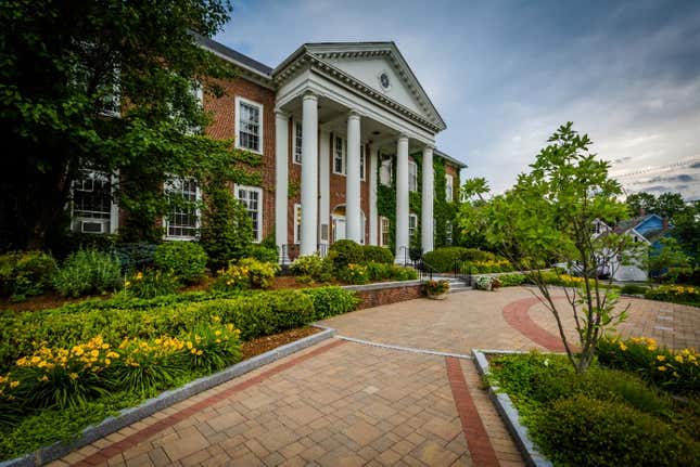 The University of New Hampshire Franklin Pierce Law Center, in Concord, New Hampshire.