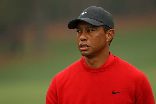 Image for article titled Los Angeles Sheriff Reveals Tiger Woods Was Driving 40 Miles Over the Speed Limit Prior to Single-Car Accident