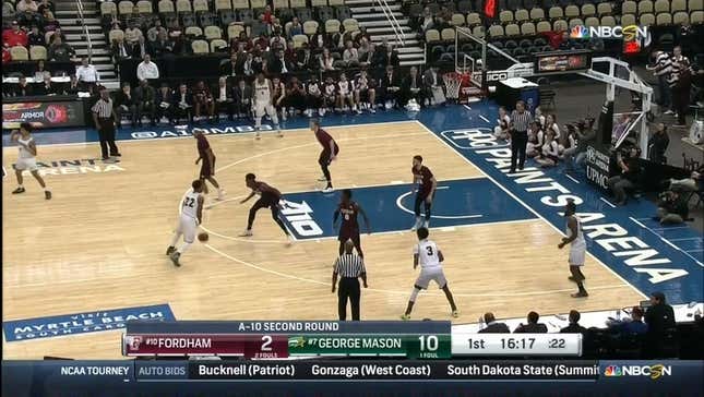 George Mason Manager Makes Play Of The Day, Saves Rogue Contact Lens