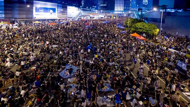 Image for article titled U.S. Assures Hong Kong That Their Protest Just One Of Many Issues White House Staying Silent On
