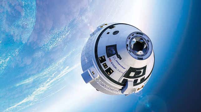 Artistic conception of Boeing’s CST-100 Starliner.