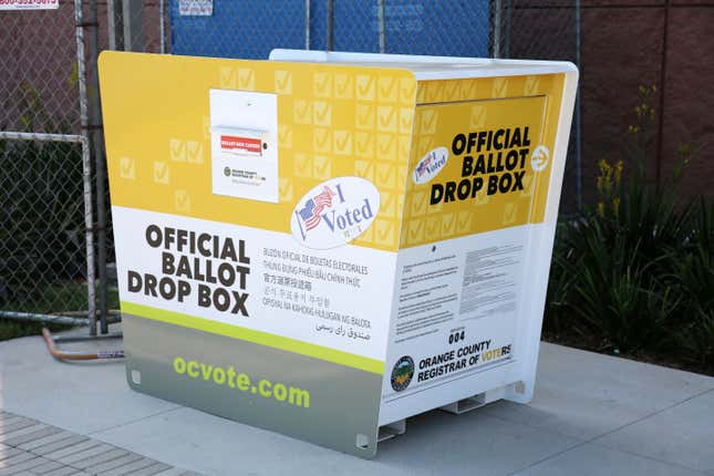 Image for article titled Setting Ballot Boxes on Fire Is Apparently a Thing Now in Boston and California