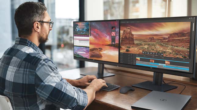Image for article titled Dell&#39;s Latest Pro-Grade Monitor Has a Built-in Colorimeter and Thunderbolt 3