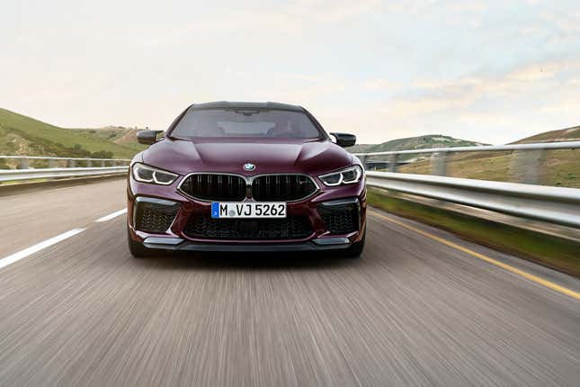 Image for article titled Just Look How Purple This 600 HP BMW M8 Gran Coupe Is