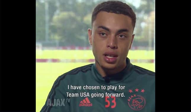 Sergiño Dest Announces He Will Play For USMNT