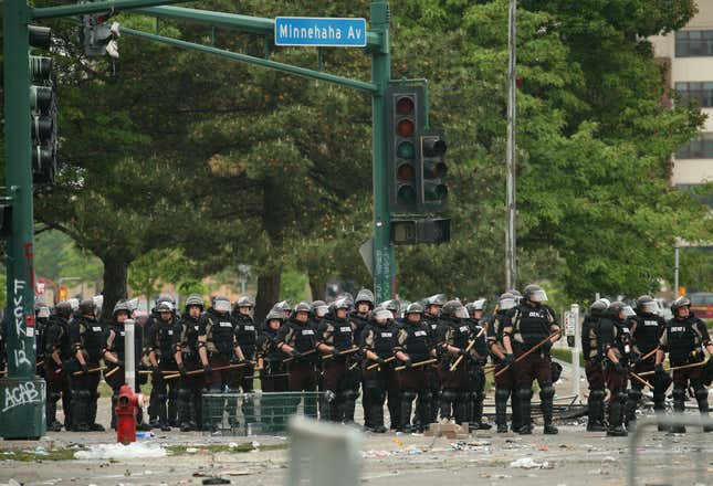 Police in Minneapolis