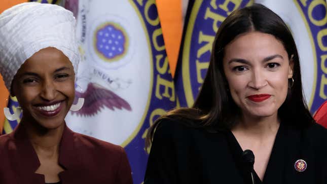 Image for article titled Breaking: Alexandria Ocasio-Cortez and Ilhan Omar Are Big Fuckin' Nerds, Attract Over 400,000 to Twitch Stream