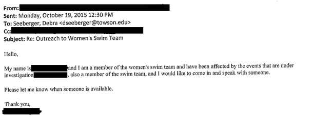 Image for article titled How Towson University Handled Its Locker Room Recording Scandal