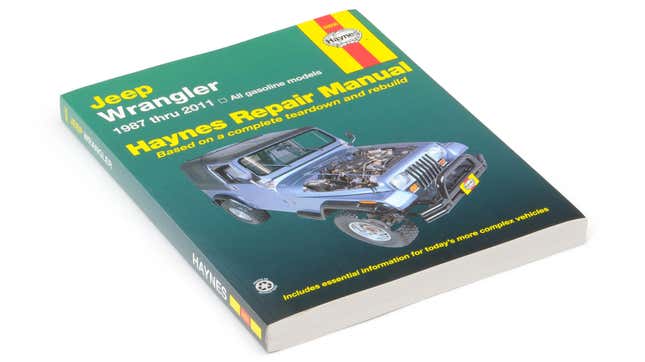 Image for article titled New Haynes Manuals Will No Longer Be In Print