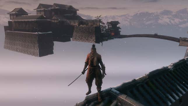 Image for article titled Breaking Out Of Bounds In Sekiro Makes It Even More Beautiful