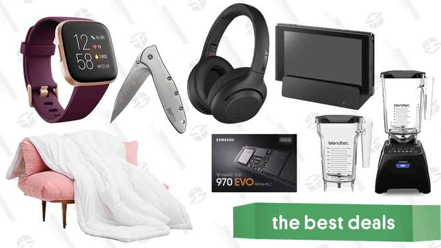 Image for article titled Monday&#39;s Best Deals: Sony Noise Canceling Headphones, Samsung SSDs, Buffy Comforters, and More