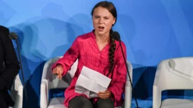 Image for article titled Greta Thunberg Isn't Your Mascot