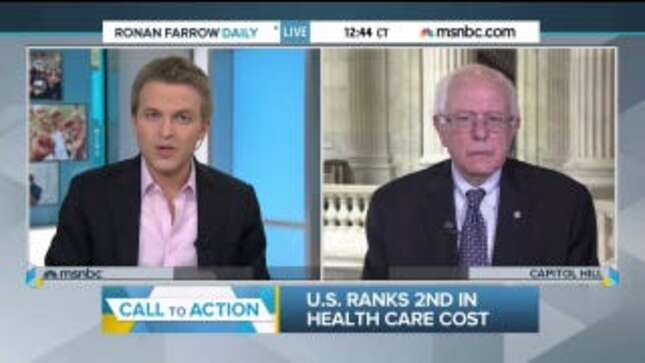 Clinton and Sanders Are Beefing Directly About Healthcare and Sanders Just Got Very Real