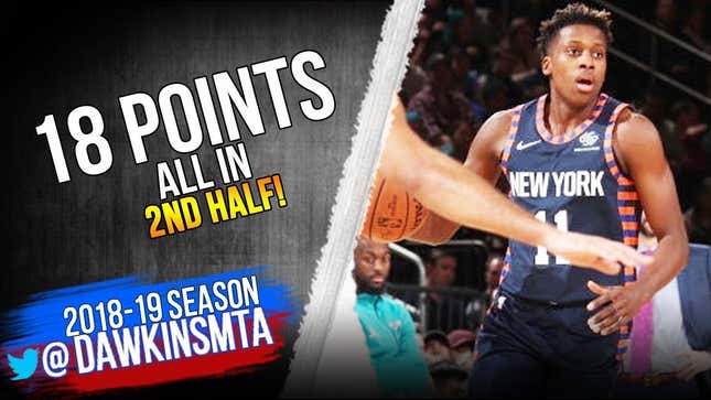 Frank Ntilikina Gave The Knicks A "Please Don't Trade Me" Game