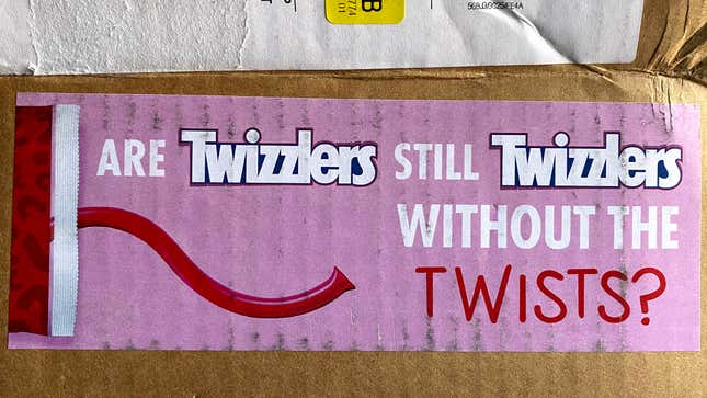 Image for article titled Are Twizzlers still Twizzlers without the twists? A philosophical inquiry