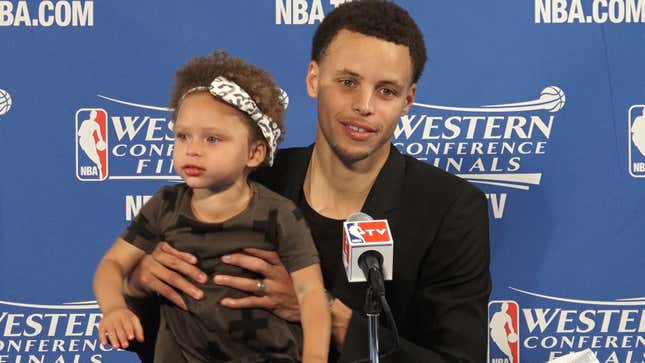 Steph Curry Has A Great Sports Baby