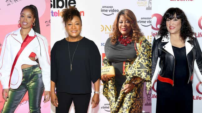 Keke Palmer, left, on December 05, 2019; Wanda Sykes on February 25, 2020; Loretta Devine on March 30, 2019; Jackie Harry on December 6, 2016.