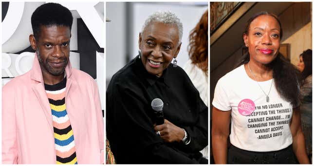 Victor Glemaud, left; Bethann Hardison; Tracy Reese